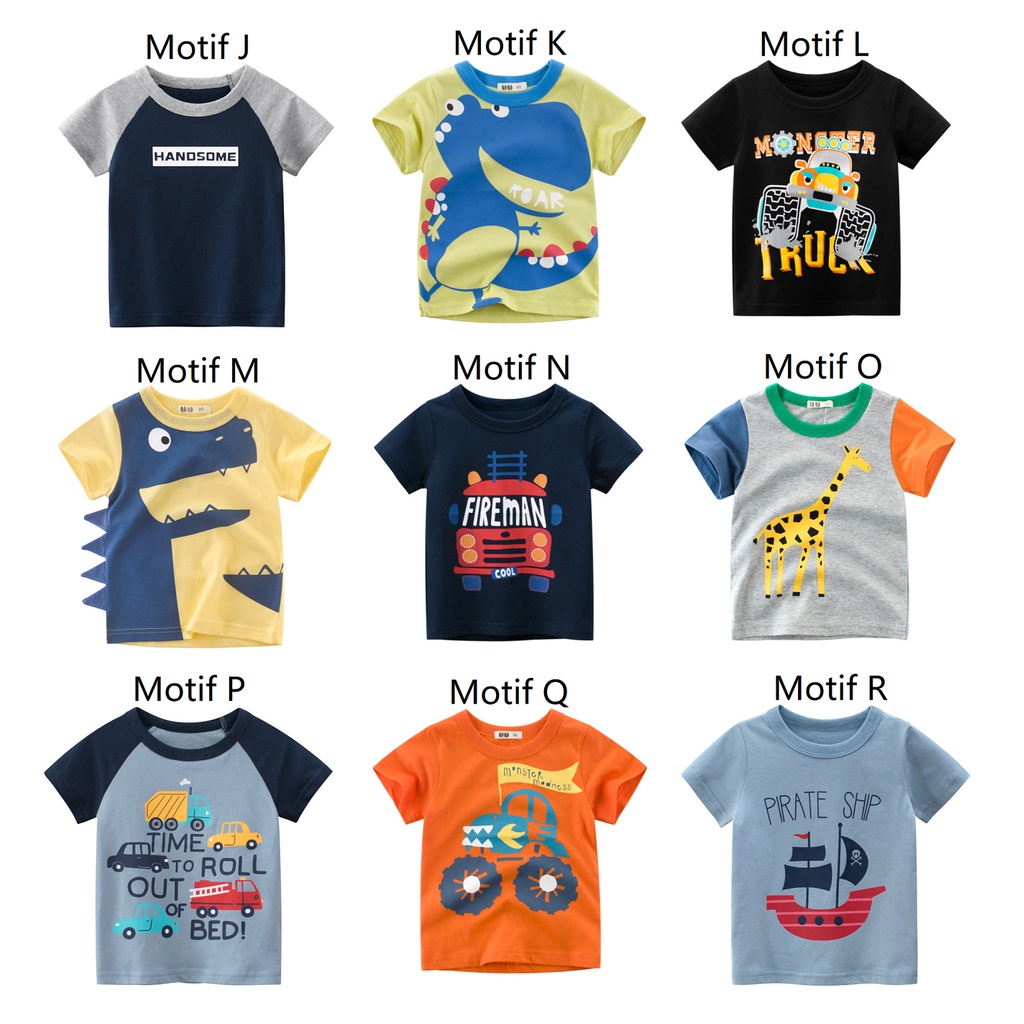 Baju Anak Lucu / Baju Bayi Laki Laki Imut / Kaos Anak / Kaos Bayi