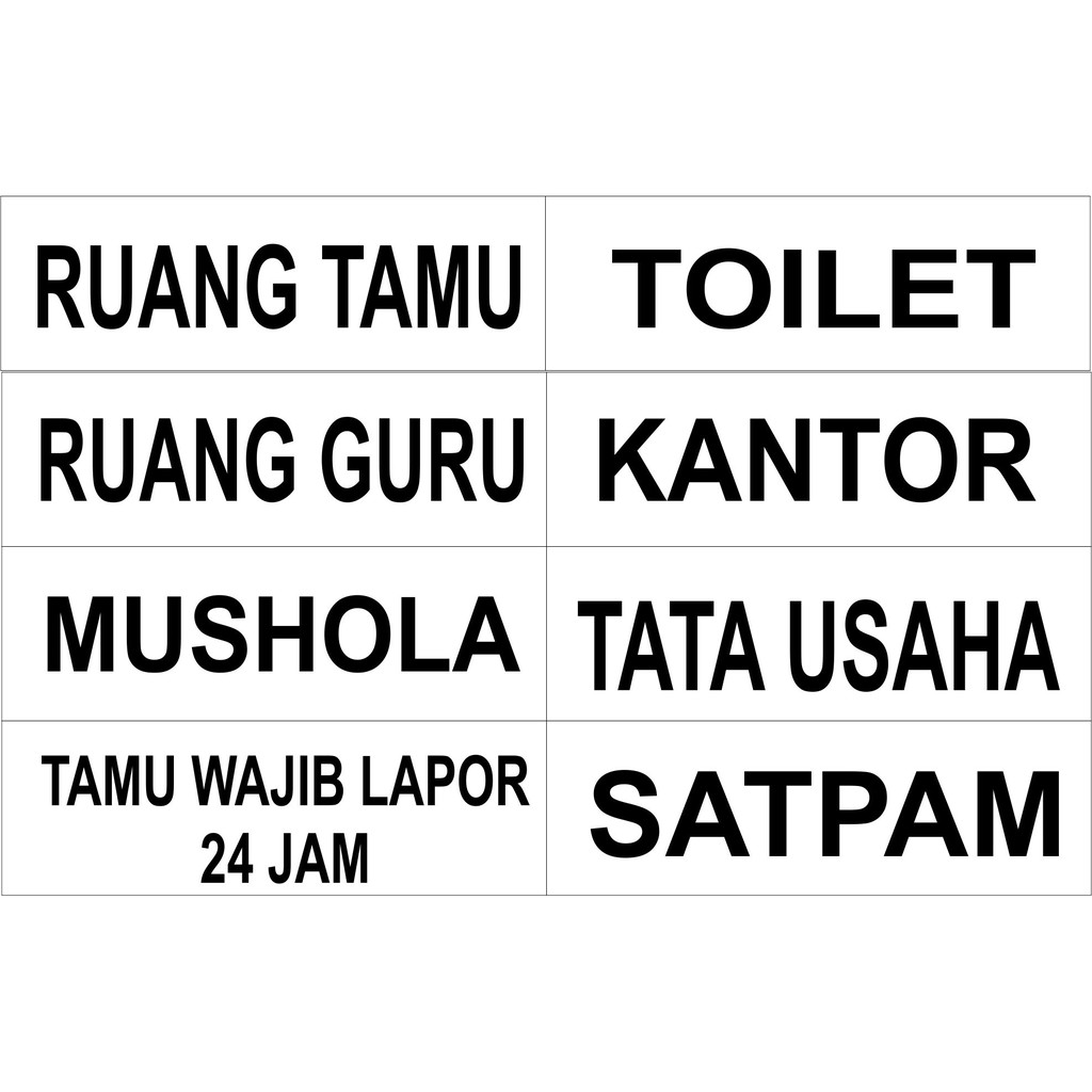 

STIKER KANTOR BISa DI REQKUES TULISAN UKURAN 25X8