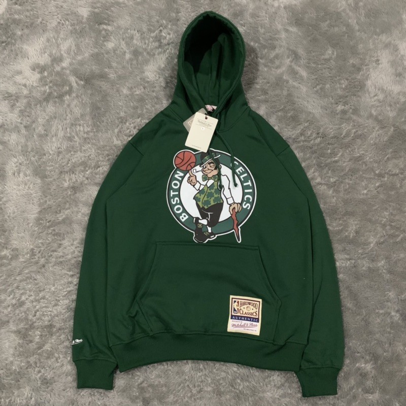 Sweater Hoodie Nba Celtic Mitchell &amp; Ness Fulltag &amp; Lebel