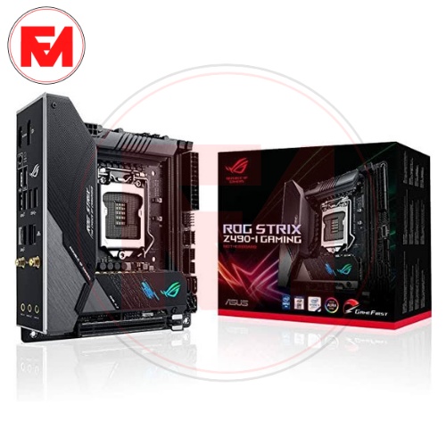 MOTHERBOARD ASUS ROG STRIX Z490-I GAMING LGA 1200 Z490I / MOTHERBOARD INTEL / FANCY_MAKASSAR
