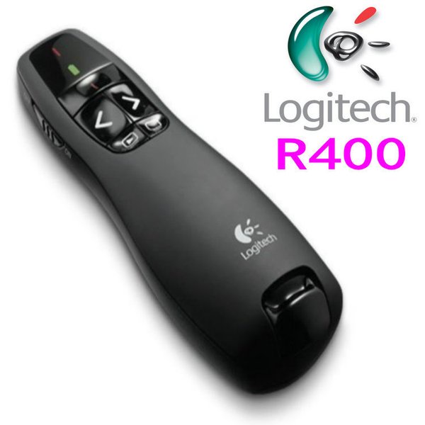 LOGITECH WIRELESS PRESENTER R400 Laser Pointer Presentasi