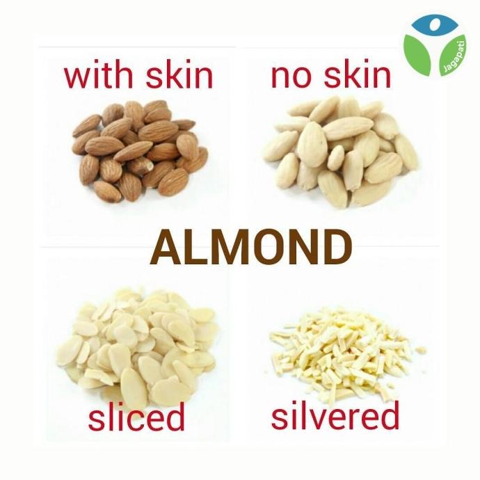 

Trio Natural - Almond Natural with Skin (Roasted) 225gr - Panggang