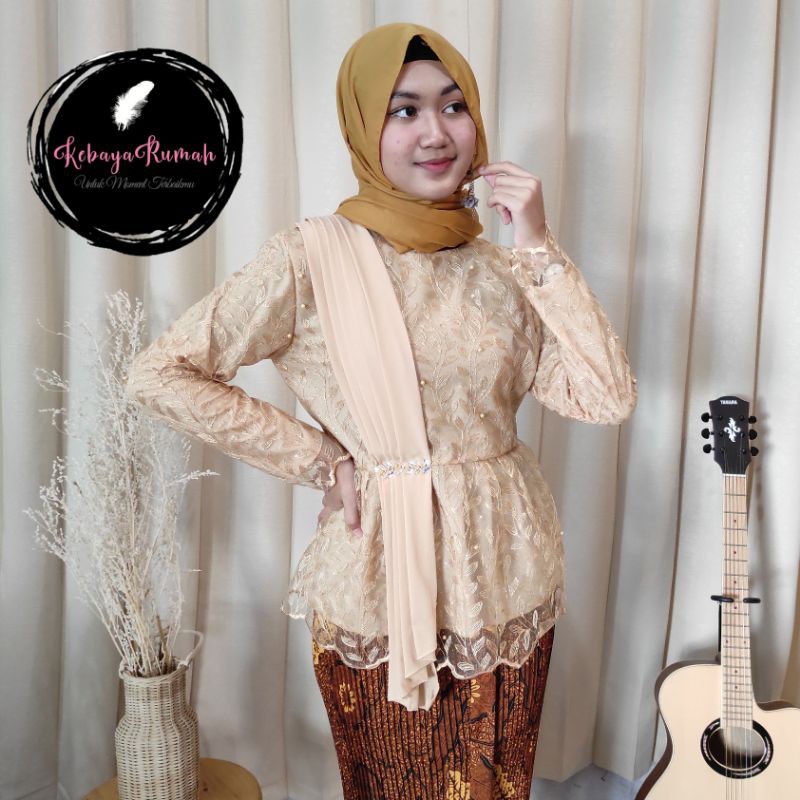 KEBAYA SELENDANG LAMARAN, WISUDA, DOMAS, BRIDESMAID (ATASAN SAJA)-4