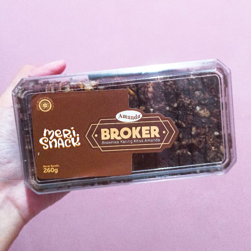 Amanda Brownies Kering / Broker 260gr