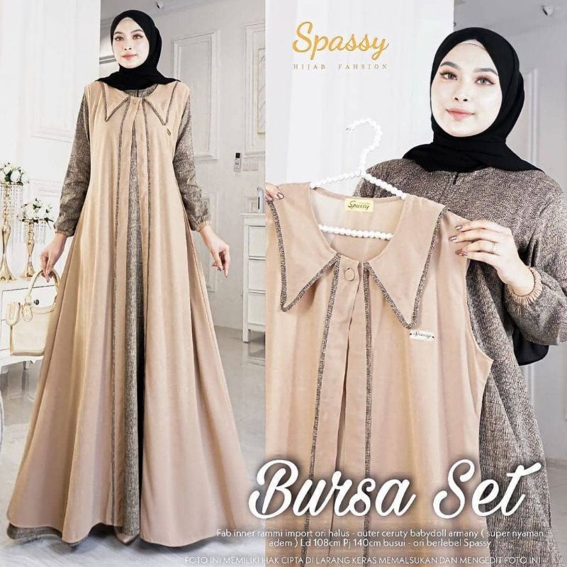 gamis set bursa set