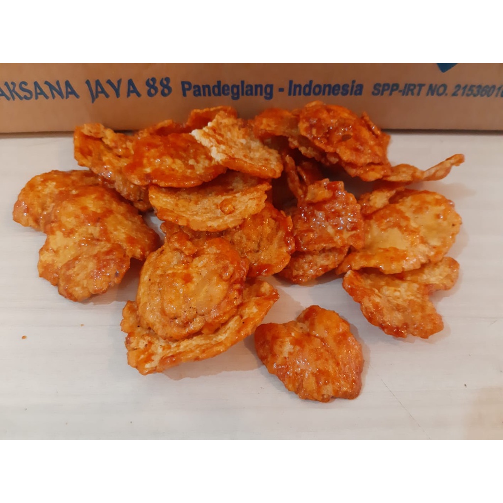 

emping pedas lebar 250grm