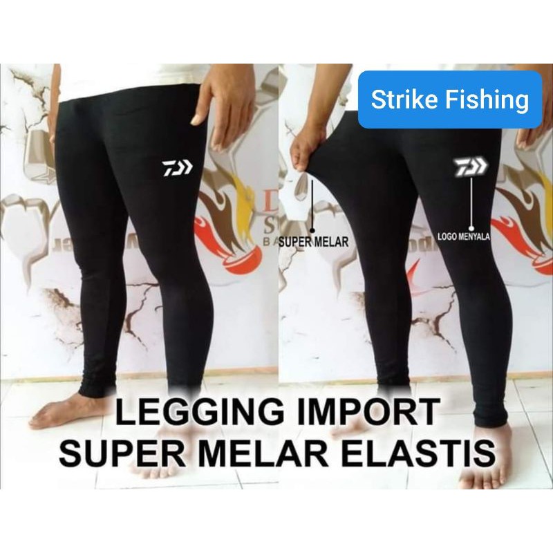 Celana manset/legging mancing import super elastis