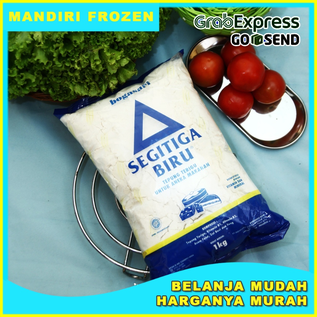 

Tepung Terigu SEGITIGA BIRU 1kg - Bahan Baking Tepung