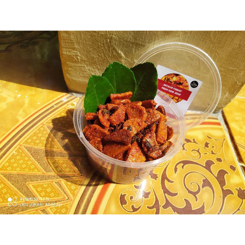 

Basreng Pedas Daun Jeruk kemasan 300ml.