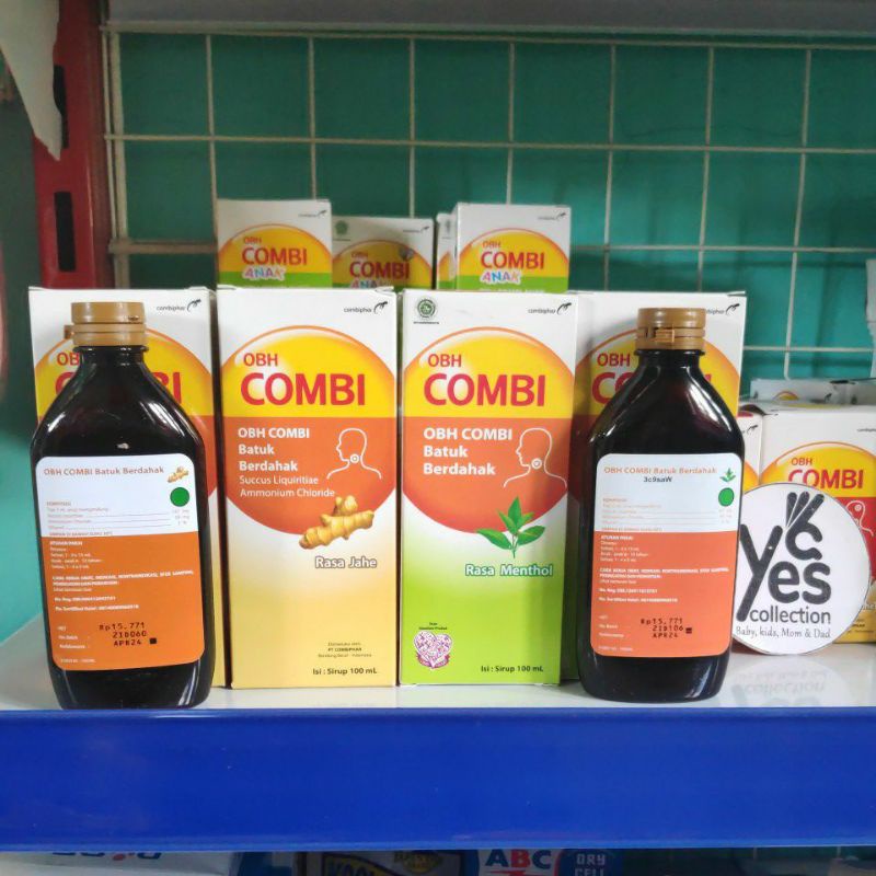 Obat OBH Combi Batuk Berdahak Anak Dewasa 100ml Botol Rasa Jahe Menthol