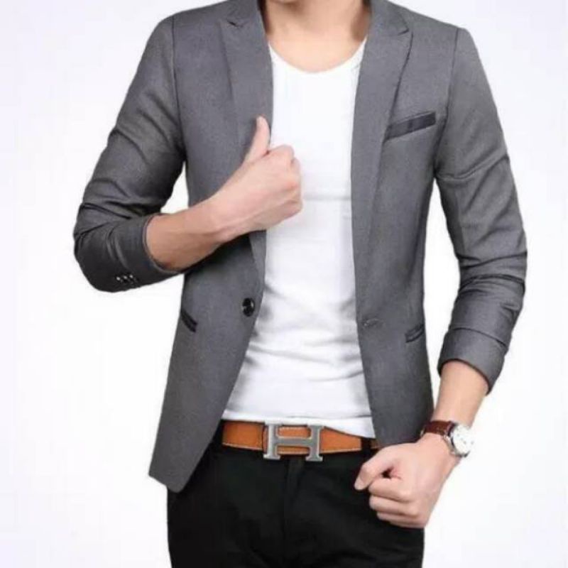 BLEZER PRIA BLEZER KOREA BLEZER SANTAI JAS RESMI JAS NIKAH