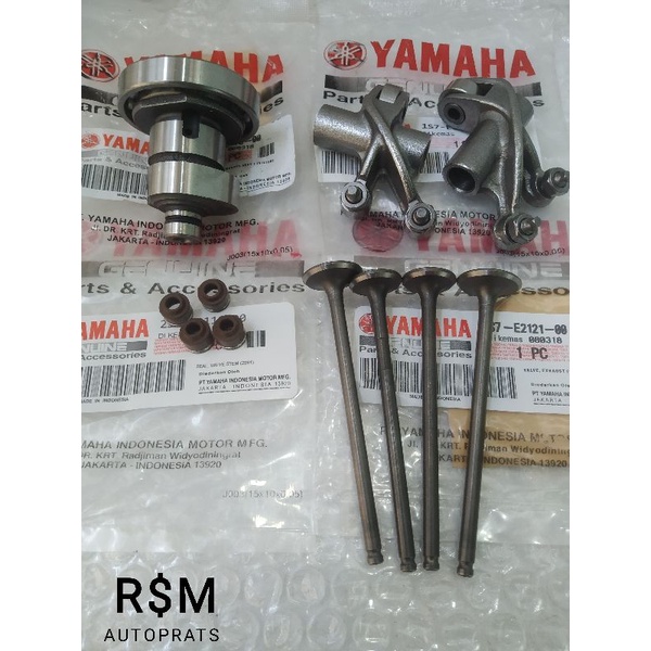 PAKET NOKEN PLUS PLATUK KLEP SET SEAL KLEP YAMAHA JUPITER MX OLD JUPITER MX NEW,ORI
