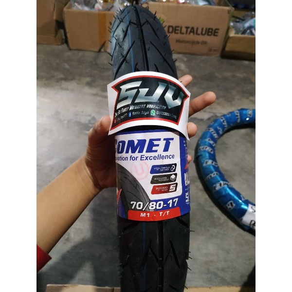 BAN LUAR COMET M1 RING 17 80/80,70/80,60/80,50/90 TERLENGKAP
