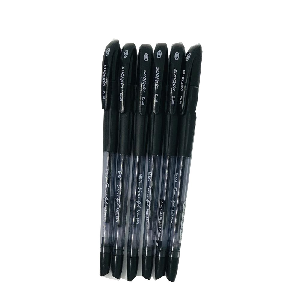 

M&G Bolpoin Semi Gel Super Smooth Black 0.5mm