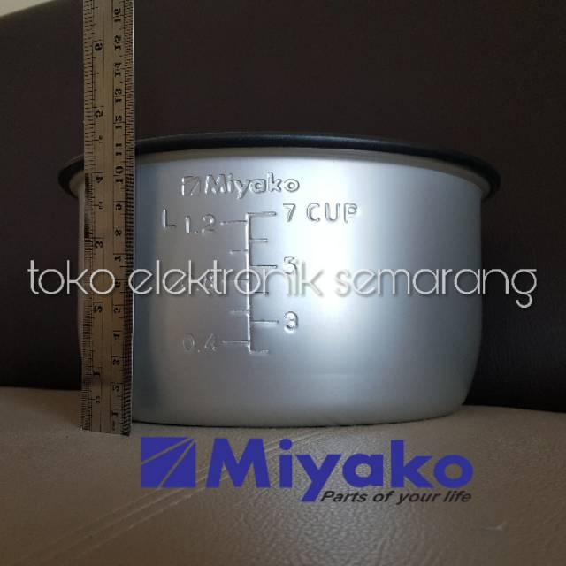 MIYAKO PANCI TEFLON 1.2L MCM 612 ORIGINAL RICE COOKER
