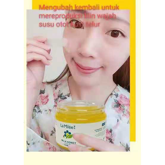 Milk Honey Face Wax | Masker Wajah Susu Madu | Penghilang Komedo 150G