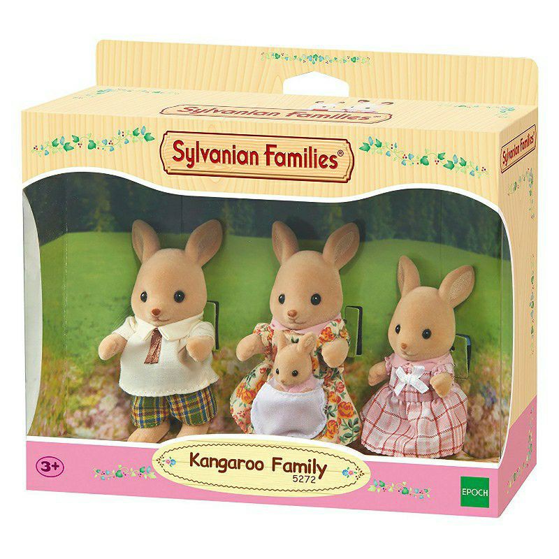 Sylvanian Families kangaroo family 4 figure