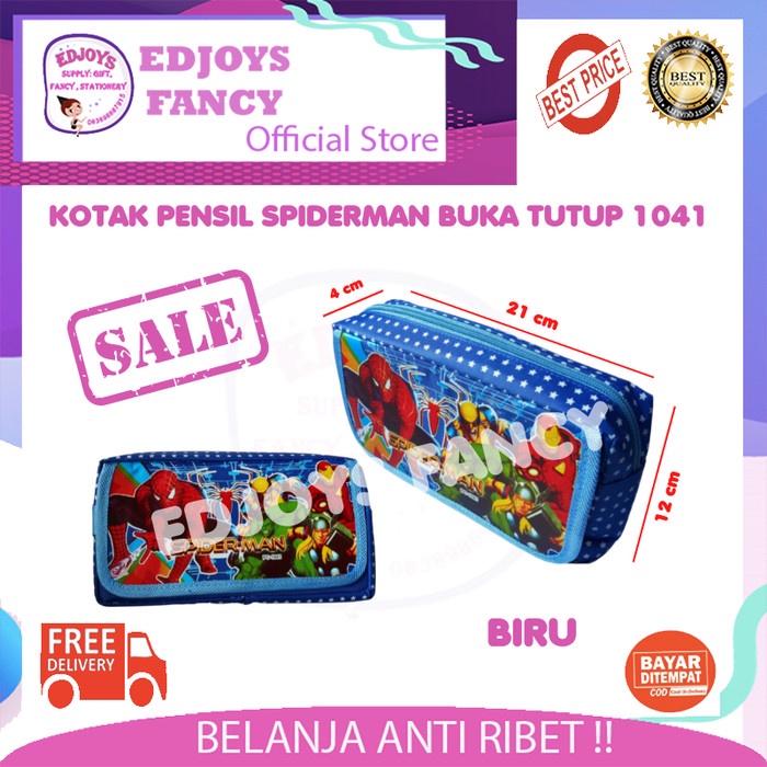 

Mantap Tempat Pensil Anak Aesthetic Kotak Pensil Spiderman 2Kantong 531-1041 Gilaa!!!