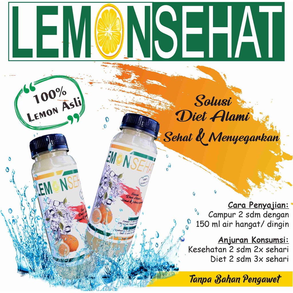 LEMON SEHAT Solusi Diet Detox dan meningkatkan imun
