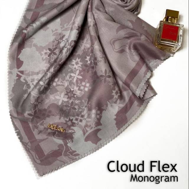 JILBAB MY LADY HIJAB  CLOUD FLEX MONOGRAM ORI
