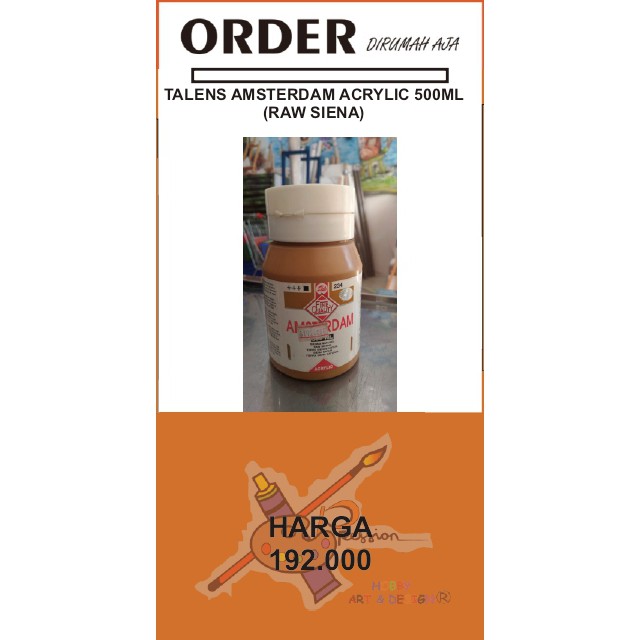 

TALENS AMSTERDAM ACRYLIC 500ML (RAW SIENA)