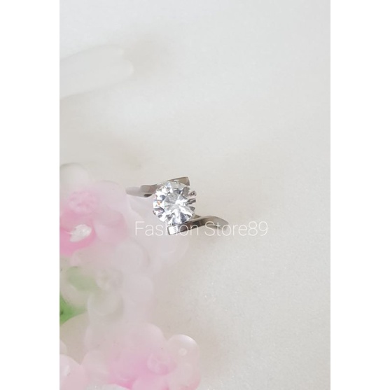 Ready Import Cincin Fashion Anti karat Titanium Emas dan silver dewasa kualitas terjamin