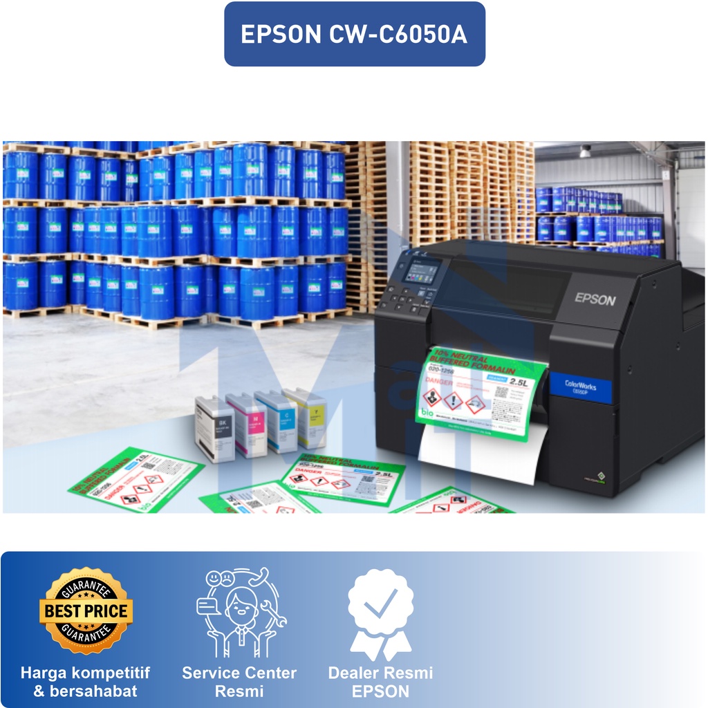 Printer Epson Label ColorWork Color Work C6050A C-6050A C6050 Pigment