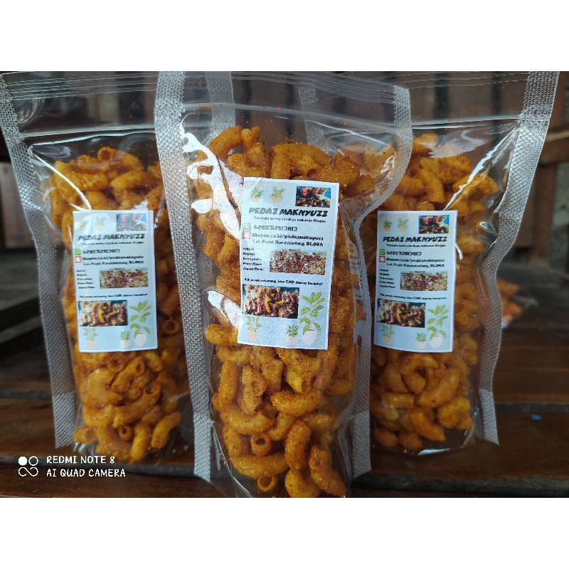MAKARONI PEDAS DAUN JERUK KEMASAN 40gram