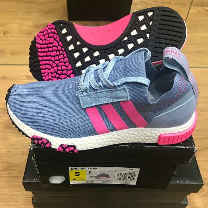 Sepatu Adidas wanita / Adidas NMD Racer -putih