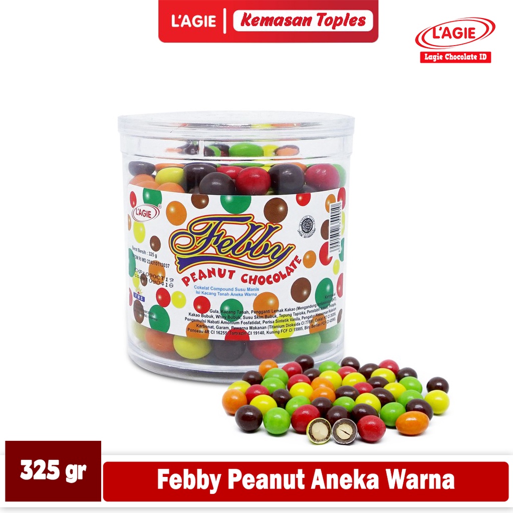 

LAGIE FEBBY PEANUT ANEKA WARNA 325GRAM