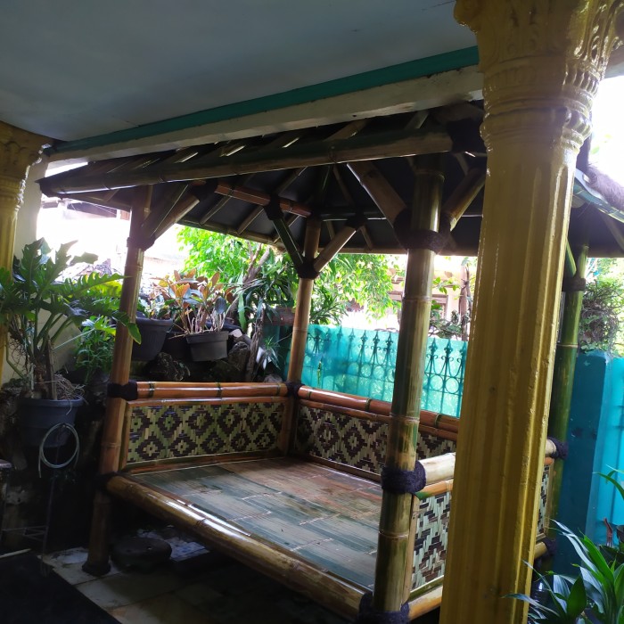 gazebo bambu/saung bambu/saung sunda