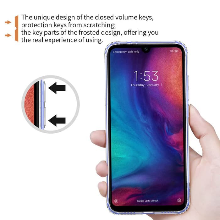 Case XIAOMI Redmi Note 7 Softcase Transparan TPU Original