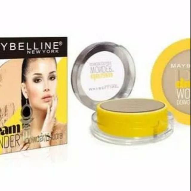 BEDAK MAYBELLINE  DREAM WONDER 2 IN 1 KUNING / Bedak Maybeline 2In1/ Bedak Maybeline TWC Super Stay 24hrs