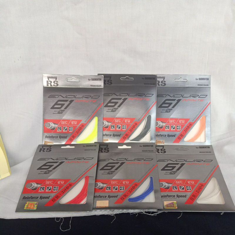 senar raket bulutangkis Reinforce Speed enduro 61 infinite