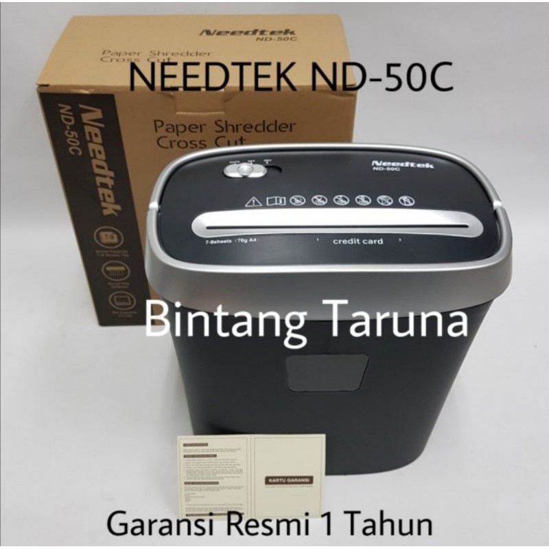 Paper Shredder Needtek ND-50C Mesin Penghancur Kertas Needtek ND50C