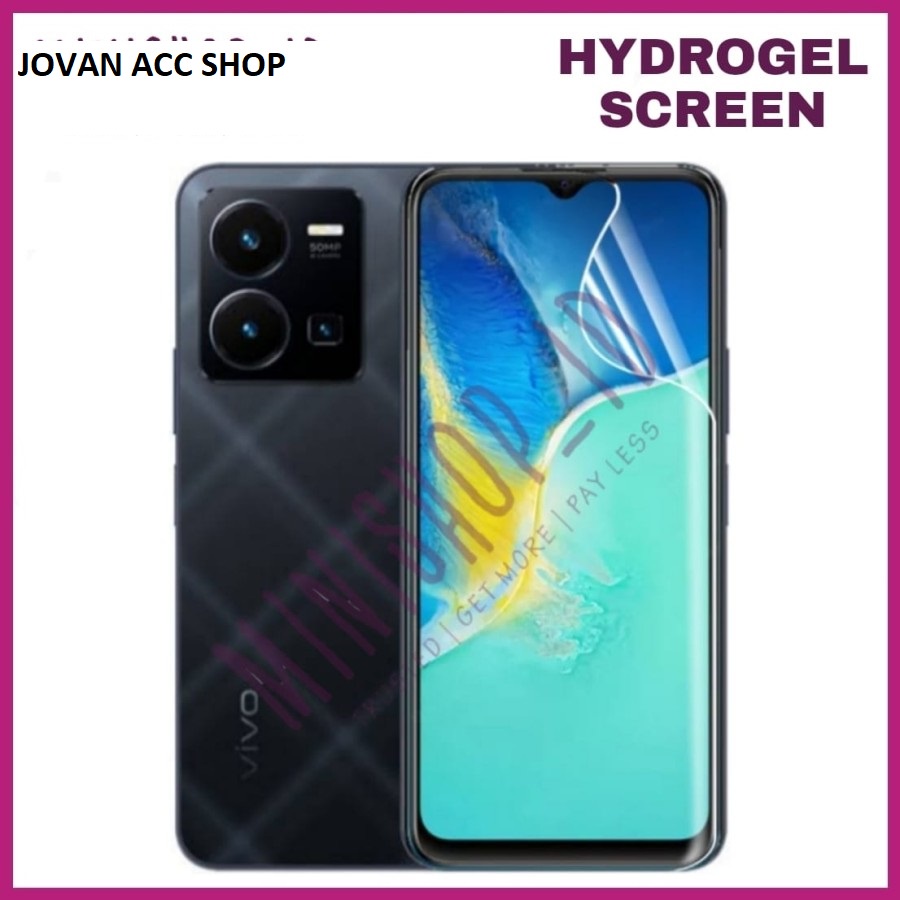 VIVO Y02 Y22 Y35 Y16 Y01 Y01A Y33T V25 5G V25 PRO ANTI GORES HYDROGEL FULLSET BENING CLEAR DEPAN LAYAR DAN BELAKANG ANTI JAMUR FULL COVER BODYVIVO Y35 VIVO Y16 VIVO V25 5G VIVO V25 PRO