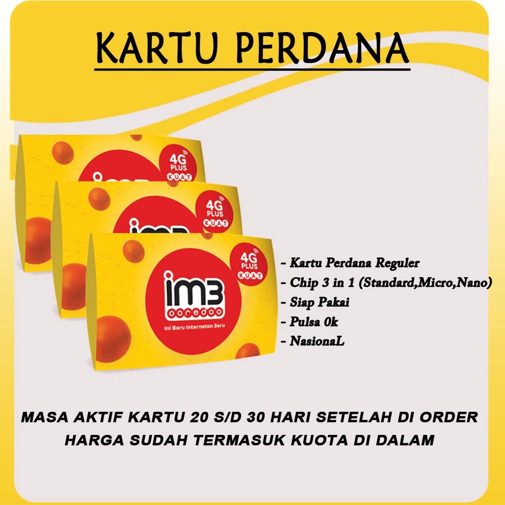 Kartu Perdana Reguler