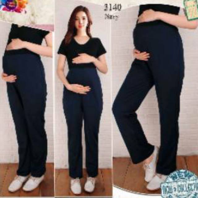 Celana hamil kaos/celana hamil bigsize/celana hamil santai/celana hamil adem
