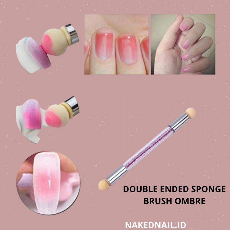 double ended sponge brush pen spon gradient ombre nail / nail spon pen nailart nail art nailgel