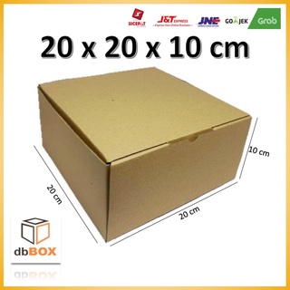 Image of thu nhỏ Kardus 20x20x10 cm | Box Die Cut & Easy Usage | Box Kue Tart & Pizza #0