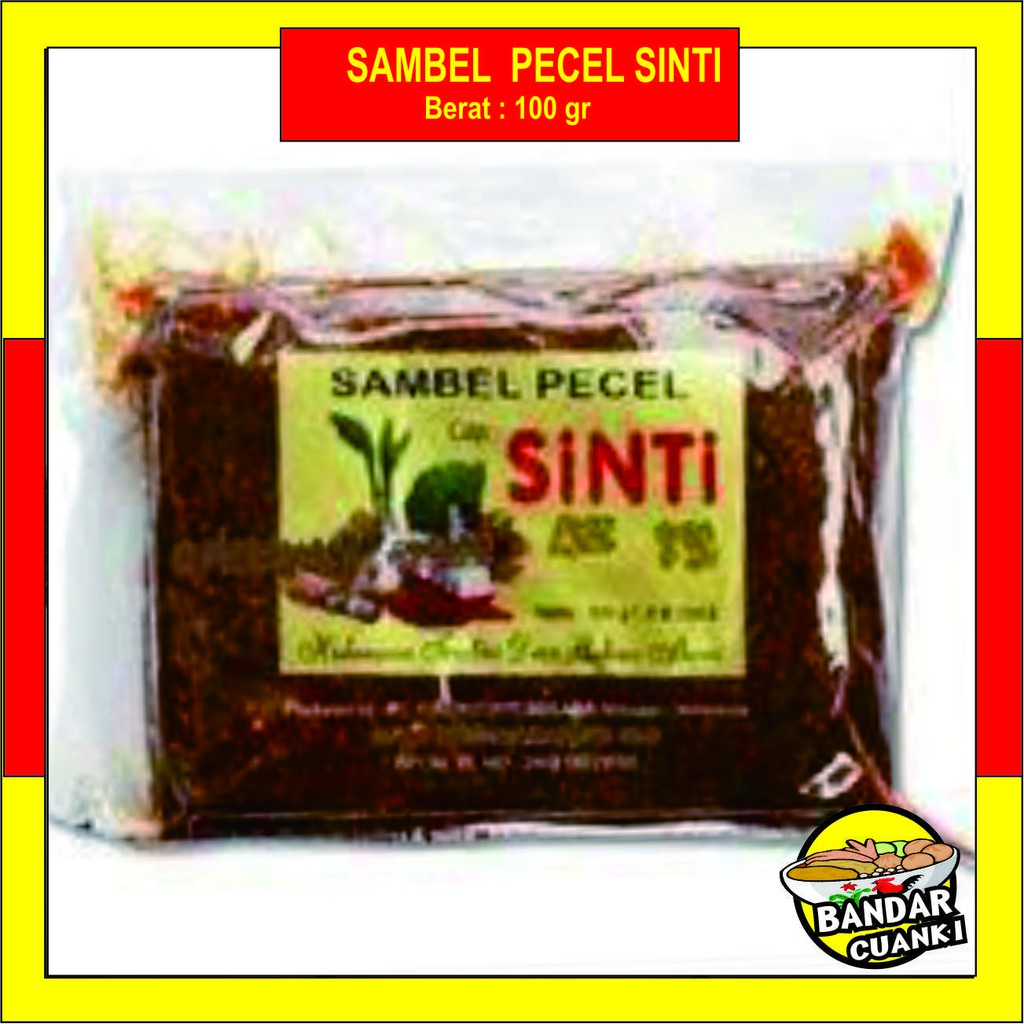 

SAMBEL PECEL SINTHI BUMBU INSTAN BUMBU PECEL