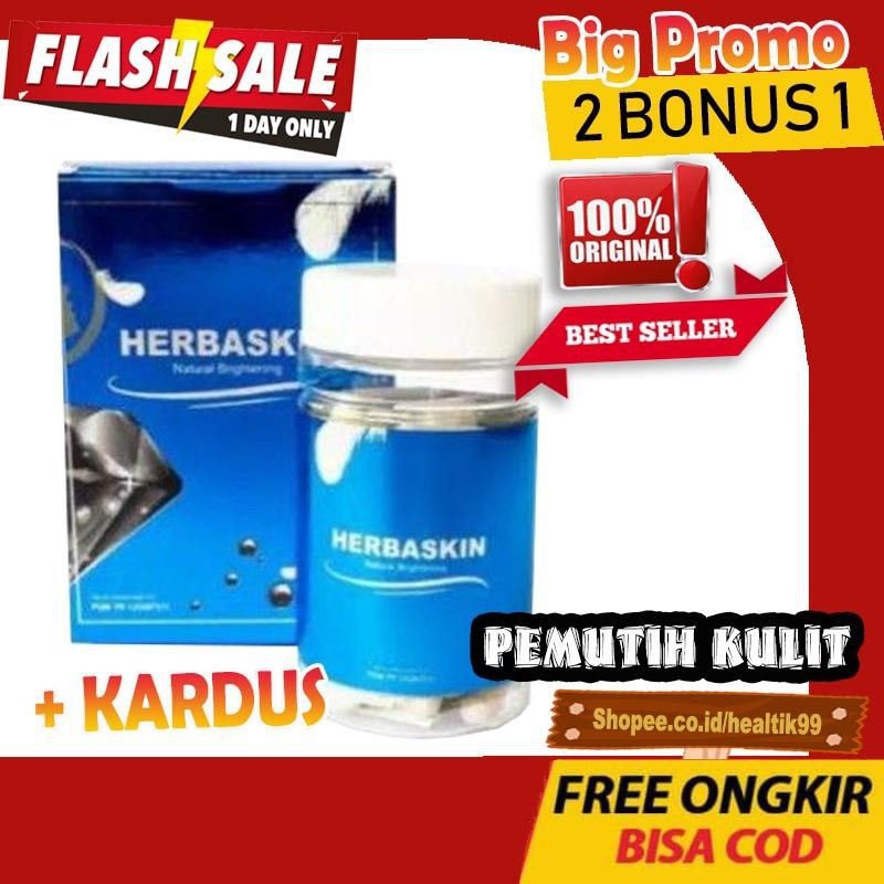 HERBASKIN OBAT PEMUTIH KULIT SUPLEMEN PEMUTIH