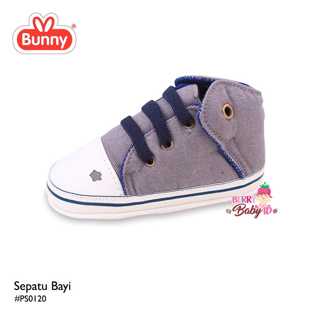 Lusty Bunny Sepatu Bayi Sneakers Prewalker Antislip Anti Slip Baby Shoes LSH018 PS-0120 Berry Mart