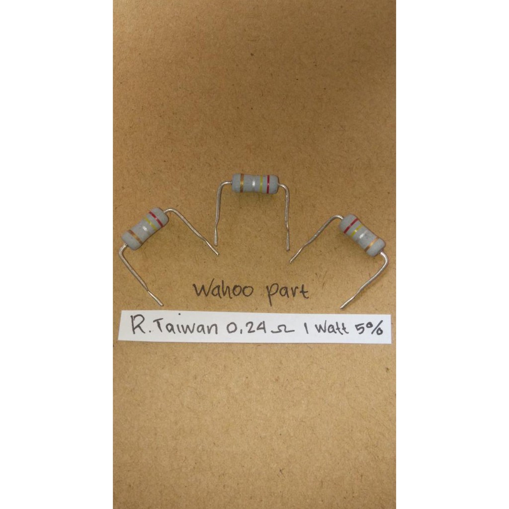 Resistor 0,24 Ohm 1 Watt 5% Taiwan Wahooo Segera Beli