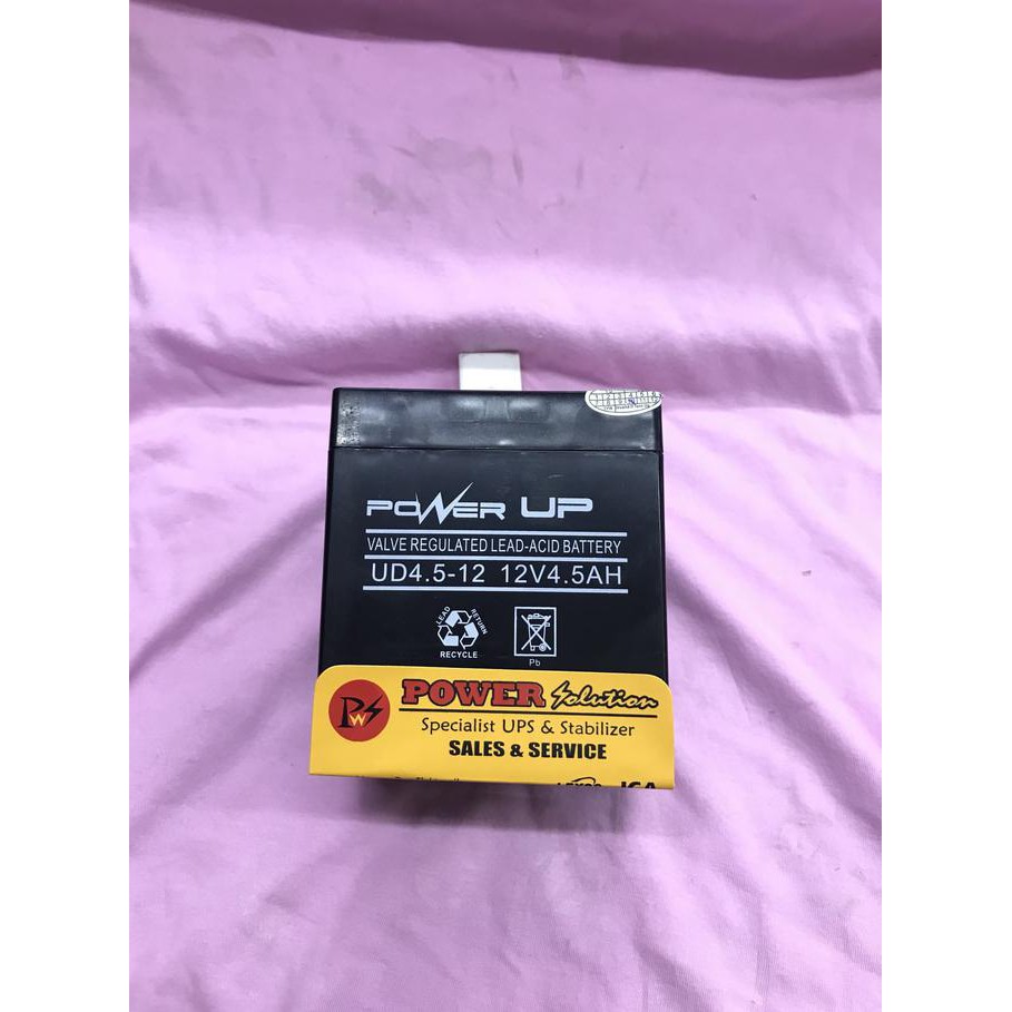 Battery Power Up 12V 4.5Ah Baterai Ups 12V 4 5Ah Aki Ups 12V 4 Koma 5