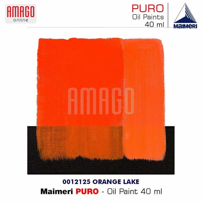 MAIMERI PURO - OIL PAINT - ORANGE LAKE - 40ML - M0012125