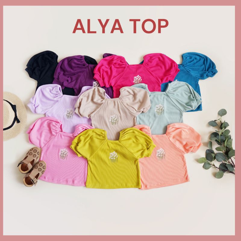 ALYA TOP | BAJU KAOS ATASAN RIB ANAK PEREMPUAN 1-5 TAHUNALYA TOP | BAJU KAOS ATASAN RIB ANAK PEREMPU