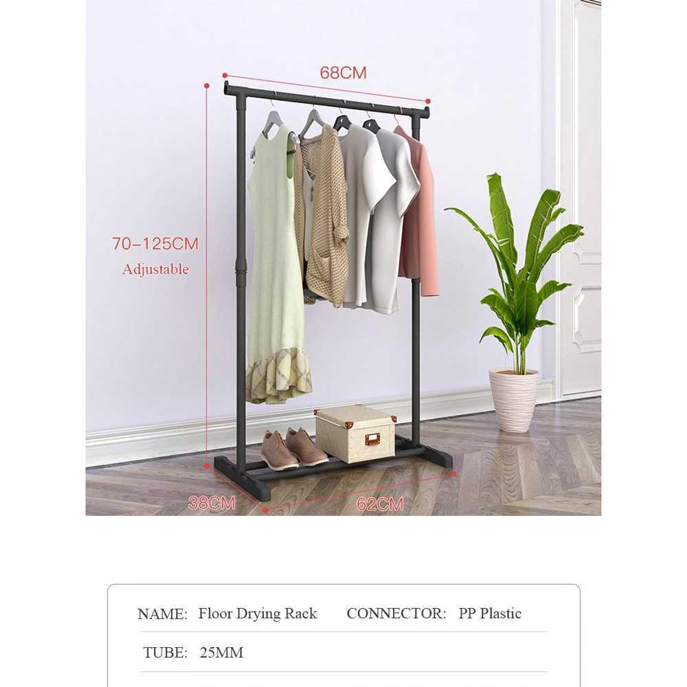 LEHUOSHIGUANG Stand Rak Gantungan Baju Telescopic - MJ006 ( Al-Yusi )