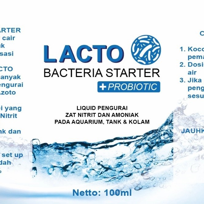 Lacto Bakteri Starter Probiotik Cair 100ml