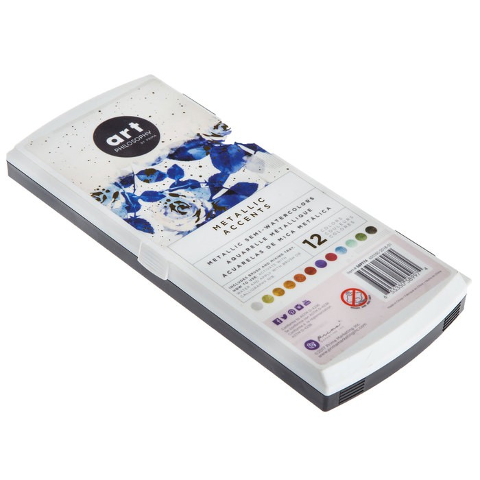 Art Philosophy - Metallic Accents Watercolor Set